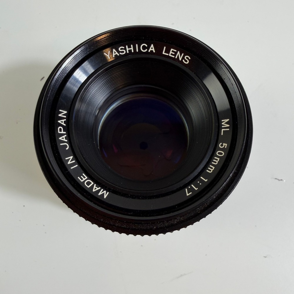 Yashica ML 50mm f1.7 Prime Lens Contax Yashica CY Mount Made in Japan Vintage